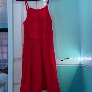 Red dress. Never worn.